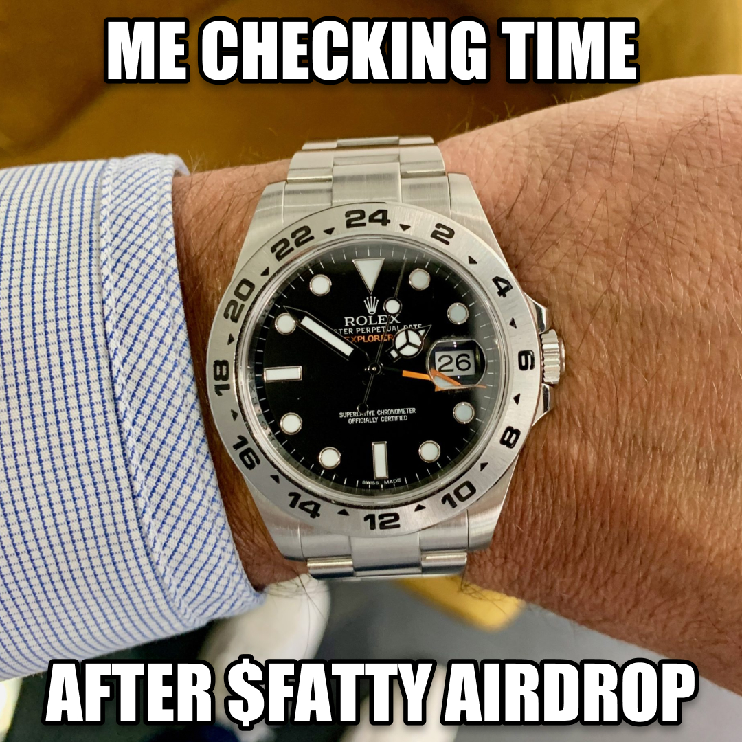 This is how we do it...💸 Welcome to the #FATTY ecosystem! 🍔

#Airdrop #Crypto #FatBoy #MemeToken