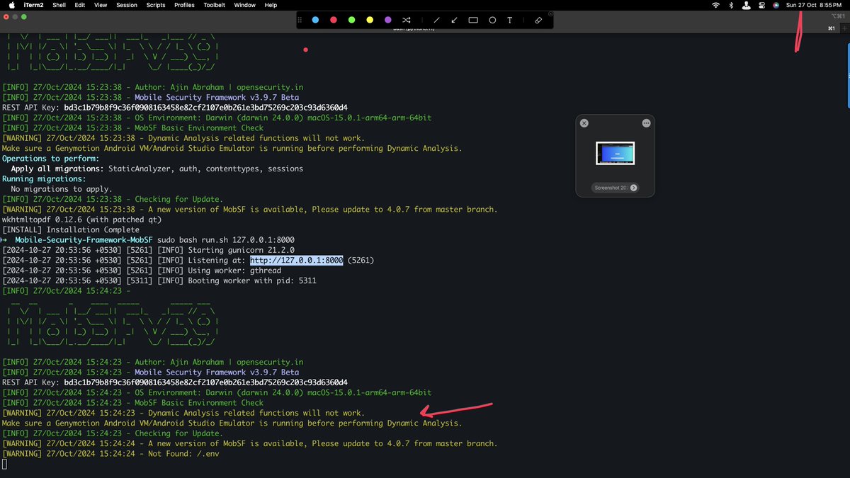 harshad_hacker's tweet image. 🔍 iOS Pentesting using #Apple M1/M2/M3 Macs
⁉️Student Question:
Can we perform iOS pentesting using
Apple M1, M2, or M3 Macs?
🪟Answer:
@harshad_hacker
Yes, you can definitely conduct iOS pentesting using Apple M1, M2, and M3 Macs! 💻✨
I’ve been using M1/M2 Macs for…