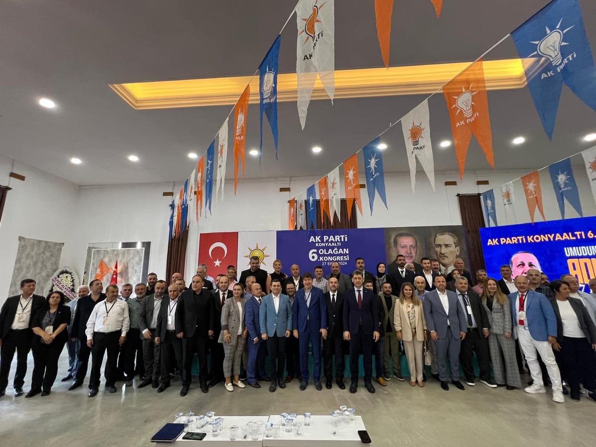 Konyaaltı İlçe Başkanlığına seçilen Yunus Günal Başkanımız ve yönetimini tebrik ediyorum. Tayfun Bayar Başkanımıza ve yönetimine teşekkür ediyoruz.