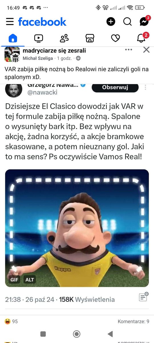 damianek1983's tweet photo. Dzisiaj natknąłem się na taką perełkę na fb 😆😆😆😆 ##RMABAR #RealBarcelona #Barcelona #barca #LaZabawa #TikiTaka #football #sport #Lewandowski #ElClasico https://t.co/ritux5keHQ