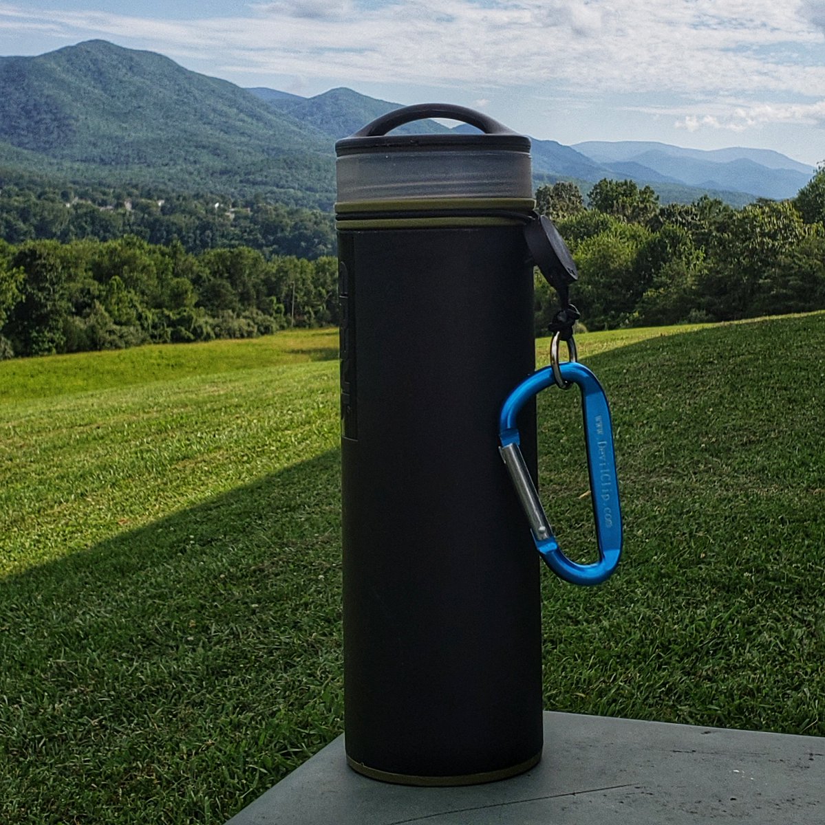 What do you prefer? Mountain views or ocean views? This was a great time to just stop, relax and rehydrate while I admired the view of these majestic mountains. --- DevilClip.com --- #mountainviews #oceanviews