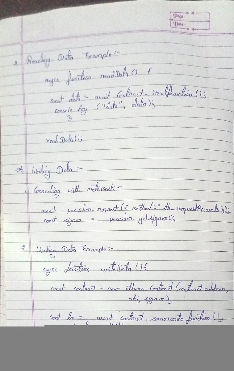 nitesh_saini404's tweet image. #Day 30 of #Web3 Journey! 🌟
Today’s learning:
• Connected Ether.js with Infura (backend blockchain
access) & MetaMask (user wallet interactions).
• Building a ToDo dApp with on-chain tasks!Excited for more!
🚀 #EtherJS #MetaMask #Blockchain #DApp 30 of #Web3 Journey! 🌟