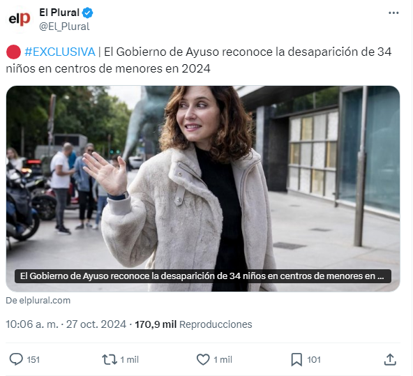 34 niños desaparecidos... y se queda tan pancha.
elplural.com/autonomias/mad…