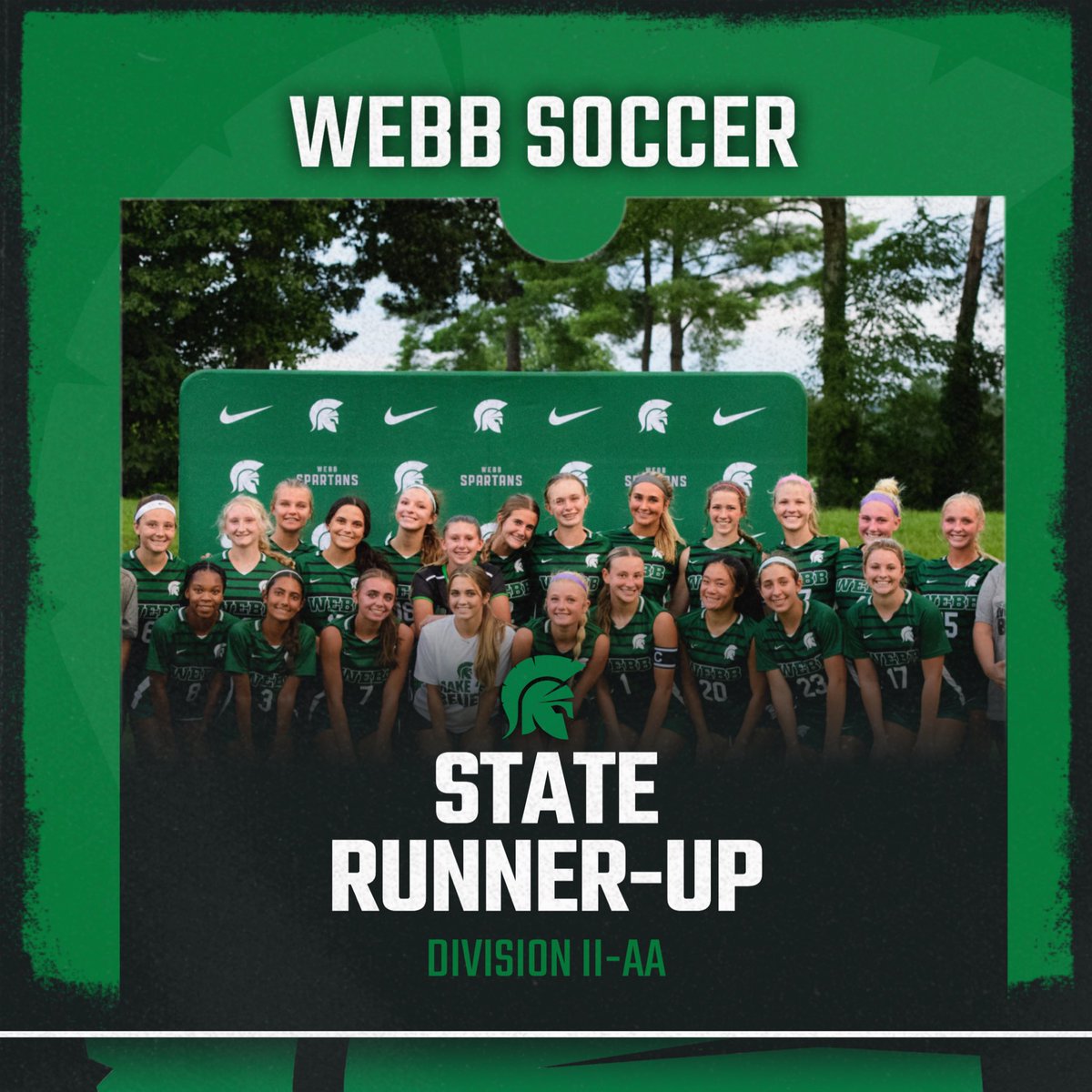 𝙂𝙄𝙍𝙇𝙎 𝙎𝙊𝘾𝘾𝙀𝙍 𝙍𝙀𝙎𝙐𝙇𝙏𝙎
On Friday, the Lady Spartans fell 2-0 to Baylor in the State Championship game. Congratulations on a historic season girls!! 

#GoSpartans ⚔️🟢⚪️
