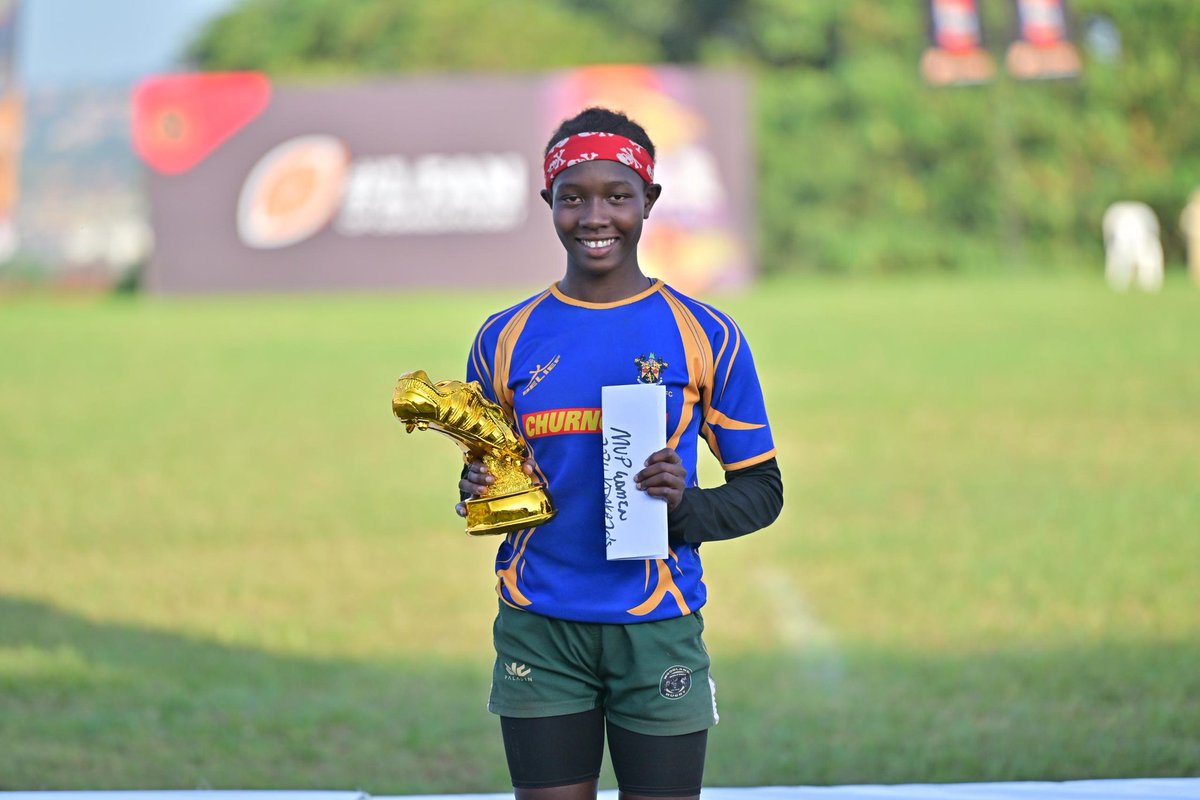 ugrugbyfans's tweet photo. KITAKA 10s UPDATEs
Tournament MVP
Habiba Namulimbwa of the She Wolves
#Kitaka10s
#UgRugbyFanzone
๐ธ: @bamulanzeki https://t.co/oI4QI5u3cO