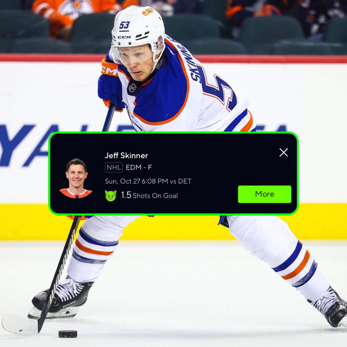 Atlas_Picks's tweet photo. 🚨#NHL VALUE PLAY: Jeff Skinner O 1.5 Shots On Goals!🔒

Join The Free Discord‼️
https://t.co/rj3vbMgxX9

#PrizePicks | #GambingTwitter https://t.co/NNffP7kfZA