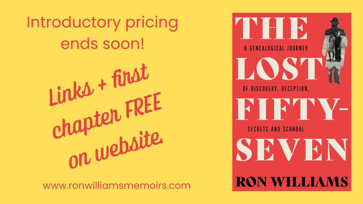 Ron Williams Genealogy Memoirs tweet media