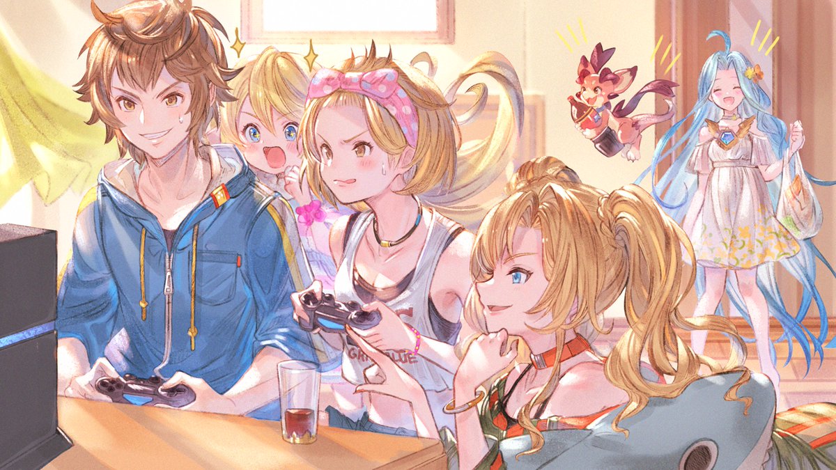 AndreyCouto's tweet photo. Vai ter uma arte todo dia da galeria do Granblue Fantasy aqui aparecendo na sua timeline, já que estou vidrado na franquia, me revezando entre os jogos:
Granblue Fantasy: Versus Rising (Luta)
Granblue Fantasy: Relink (RPG)
#GranblueFantasy #Relink #VersusRising https://t.co/eGphNta6B1