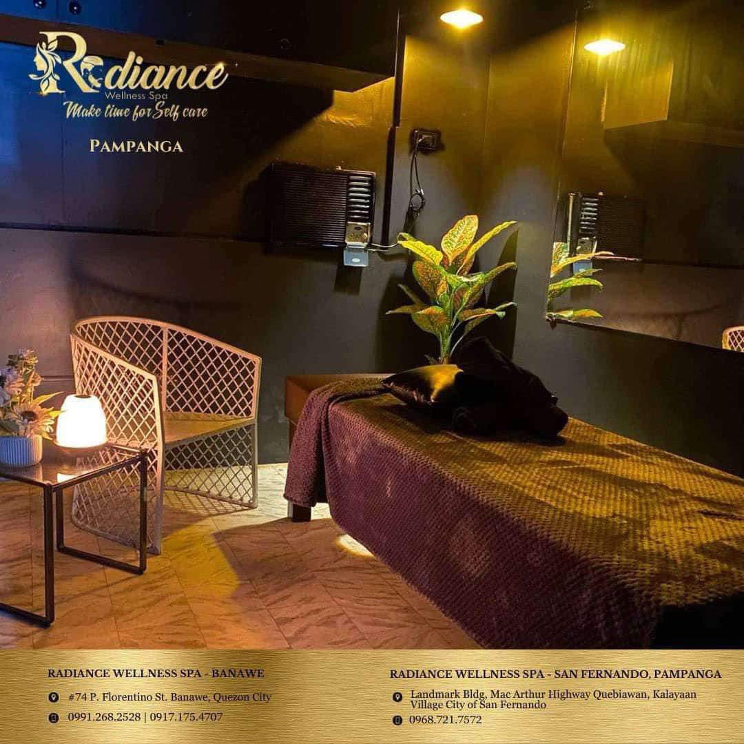 Radiance_banawe's tweet image. Unwind in style. Our spa amenities offer the perfect blend of comfort and elegance for your holistic wellness experience.✨ VIP Room @RSpampanga  :) 

Come and visit Radiance Wellness Spa, where every corner is crafted to bring you peace, comfort, and rejuvenation🌿💆🏼‍♂️

#SpaLife…