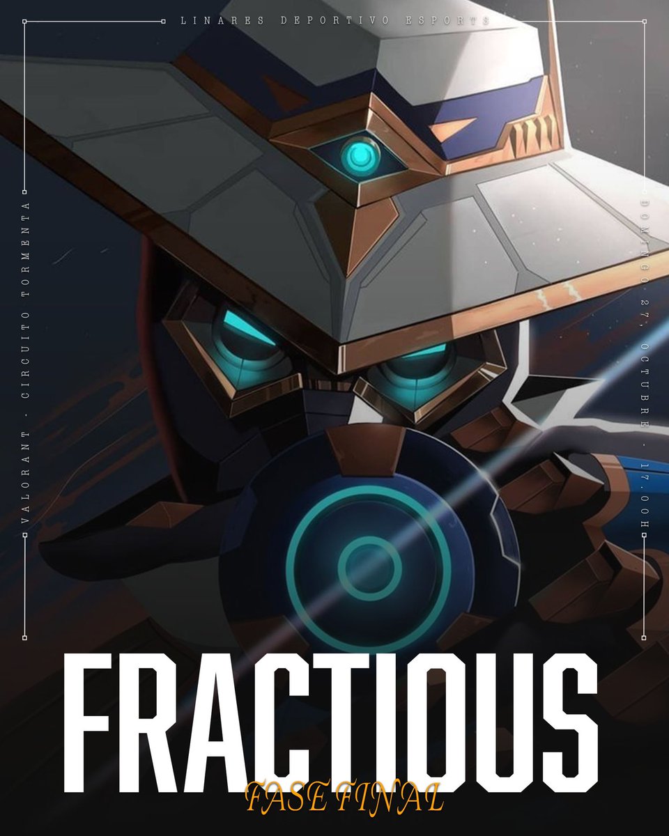 GameDay | #Valorant 

¡Llego el día! 🙌

🗞️| Arranca la fase final de <a href="/MadridinGame/">Madrid in Game</a> 

🏆| <a href="/TormentaVALes/">Circuito Tormenta | VALORANT</a> 
🆚| <a href="/FractiousES/">Fractious Esports</a> 
⏰| 17.00H

#UnaNuevaEra