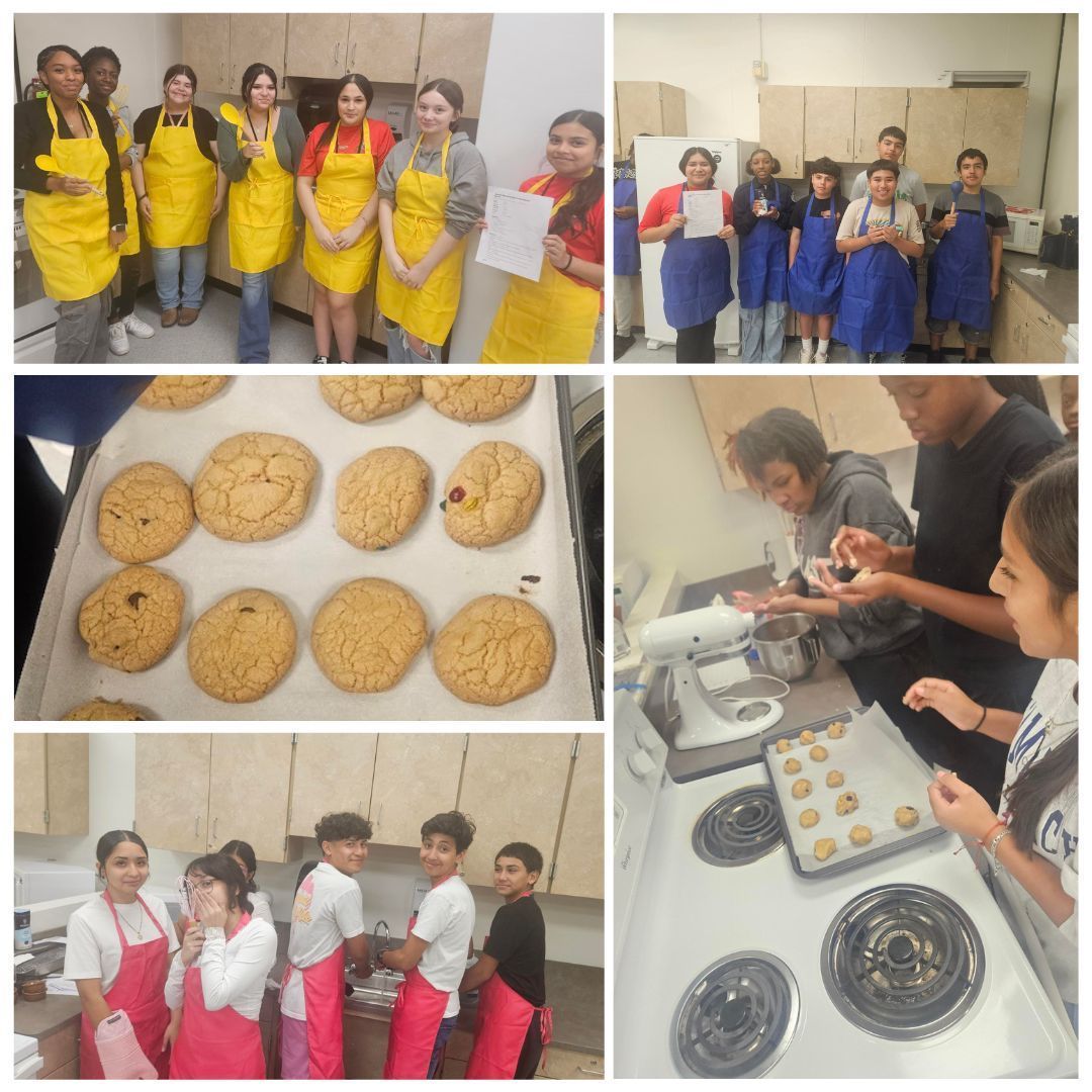 Culinary Adventures! This week our culinary class demonstrated their continued learning by baking cookies during their cookie lab. As taste testers we can confirm...they are excelling in class! #RangerPride
