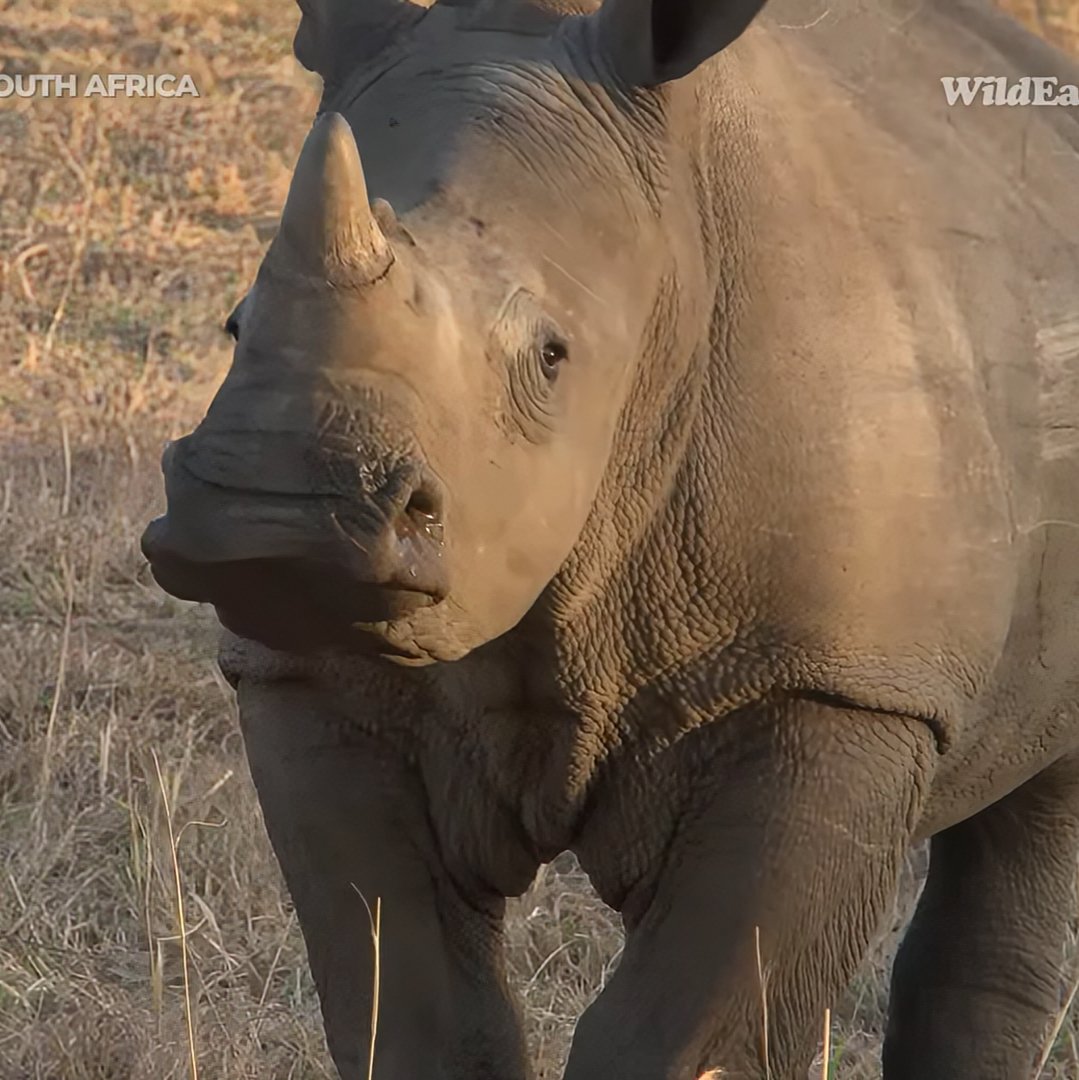 BillieWe27740's tweet photo. Adorable Rhino youngster with Amy and Cameron on #Mabula🥰. #wildearth https://t.co/NVpepU28ql