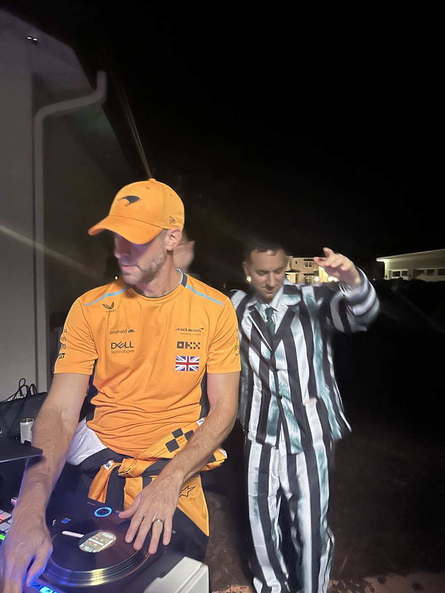 scottmelker's tweet image. Temporarily came out of DJ retirement in my backyard last night with ⁦@djequal⁩ for the kids.