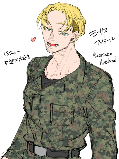 甘いマスクで女遊びが好きな軍人ができた 