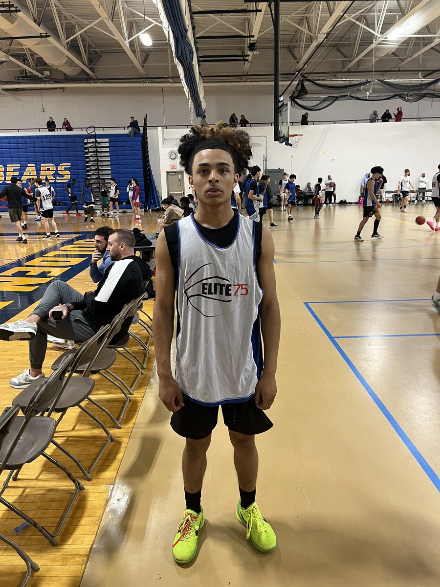 Jaziah Mazzulla 2027 of Bishop Hendricks High School has been showing off his impressive shooting and ball handling ability. He can knock down shots at a high level and looks to drive towards the basket and get his teammates open looks.