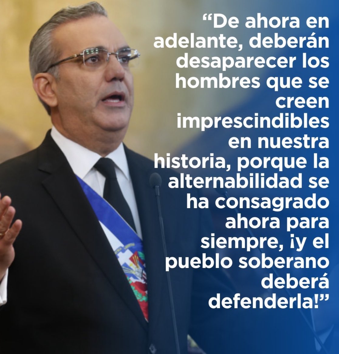 A qui esta un presidente que cumple con sus promesas y sus palabras. Felicidades pdte ⁦⁦<a href="/luisabinader/">Luis Abinader</a>⁩ por su integridad, estamos orgullosos por acompañar a este titán de la democracia en esta cruzadas por la transformación del país.
