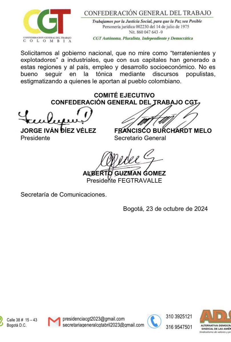 JERobledo's tweet photo. Me uno a las voces que rechazan el ataque falaz e irresponsable de @petrogustavo, en la COP16, a la agroindustria del azúcar del Valle del Cauca y de otros departamentos, dados sus grandes aportes al empleo y a la economía nacional y regional
Y porque su crecimiento es, en muy buena medida, el resultado de la quiebra de otros sectores agrícolas de esas regiones, arruinados por las importaciones impuestas por la apertura económica y los TLC, políticas neoliberales que Petro ha respaldado y respalda, como lo he demostrado.