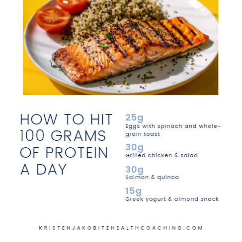 KristenJakobitz's tweet photo. Why #protein in every meal and snack? It supports muscle, curbs cravings, and stabilizes blood sugar. Especially in midlife, protein is a powerful tool for health and happiness.  #MetabolicHealth #HealthyAging https://t.co/zpfTNCKzyf