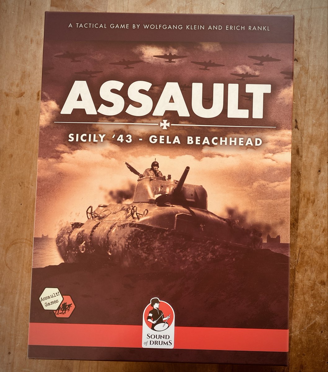 Zilla Blitz (@gzblitz) on Twitter photo In the house! Assault Sicily '43, a mid-complexity WW2 tactical combat game. I had a chance to spend time with the prototype and wow, the improvements to the final version are astounding. Congrats!
#wargaming #boardgames <a href="/AssaultGames1/">Wolfgang at Assault Games</a> <a href="/SoundofDrums22/">Sound of Drums</a> In the house! Assault Sicily '43, a mid-complexity WW2 tactical combat game. I had a chance to spend time with the prototype and wow, the improvements to the final version are astounding. Congrats!
#wargaming #boardgames <a href="/AssaultGames1/">Wolfgang at Assault Games</a> <a href="/SoundofDrums22/">Sound of Drums</a>