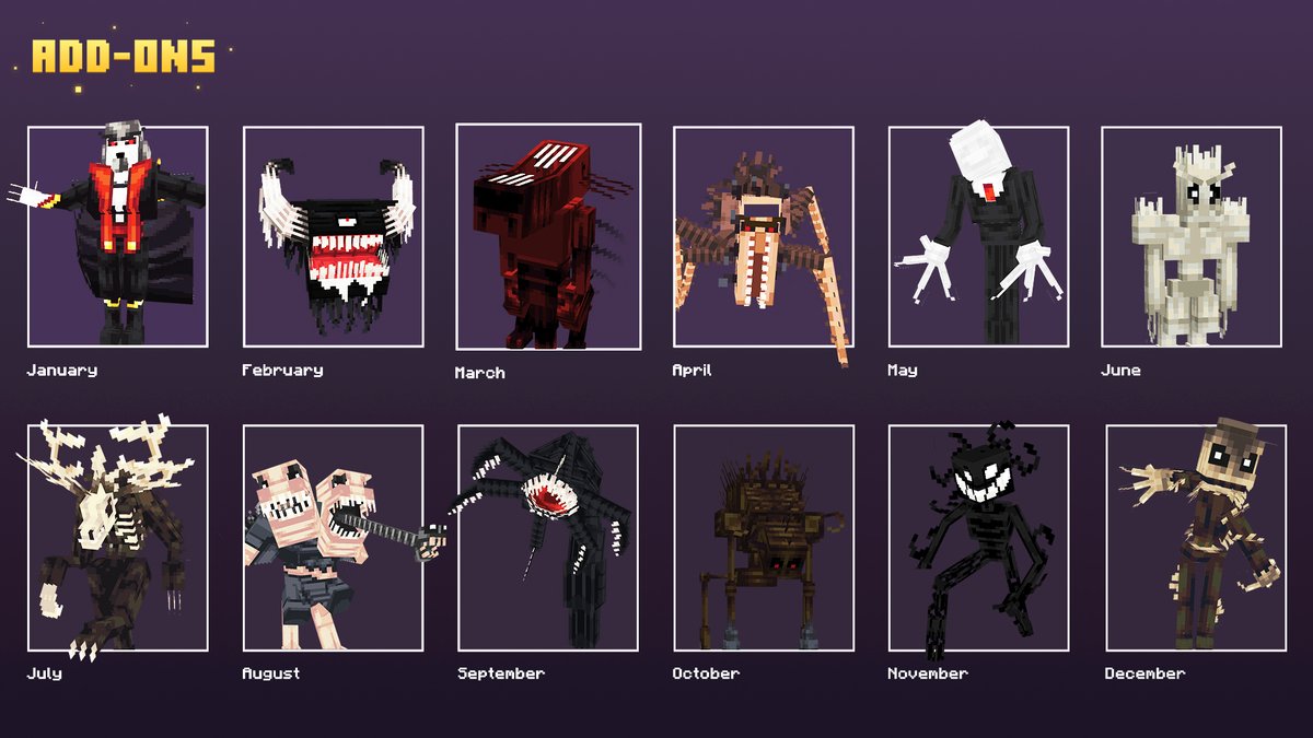 Your birthday month is who you'd be stuck in a room with.

Get the Horror Survival 2.0 Add-on in the Marketplace- also included in your Marketplace Pass subscription. Learn more: aka.ms/HorrorSurvival…
