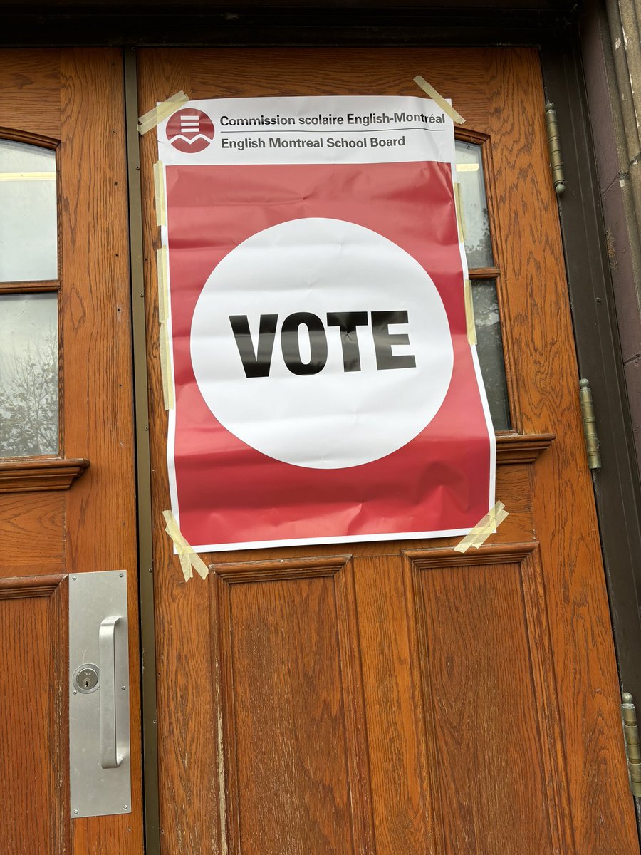 I don’t have kids but I care about our school boards! Hoping there is a big turnout. #Vote