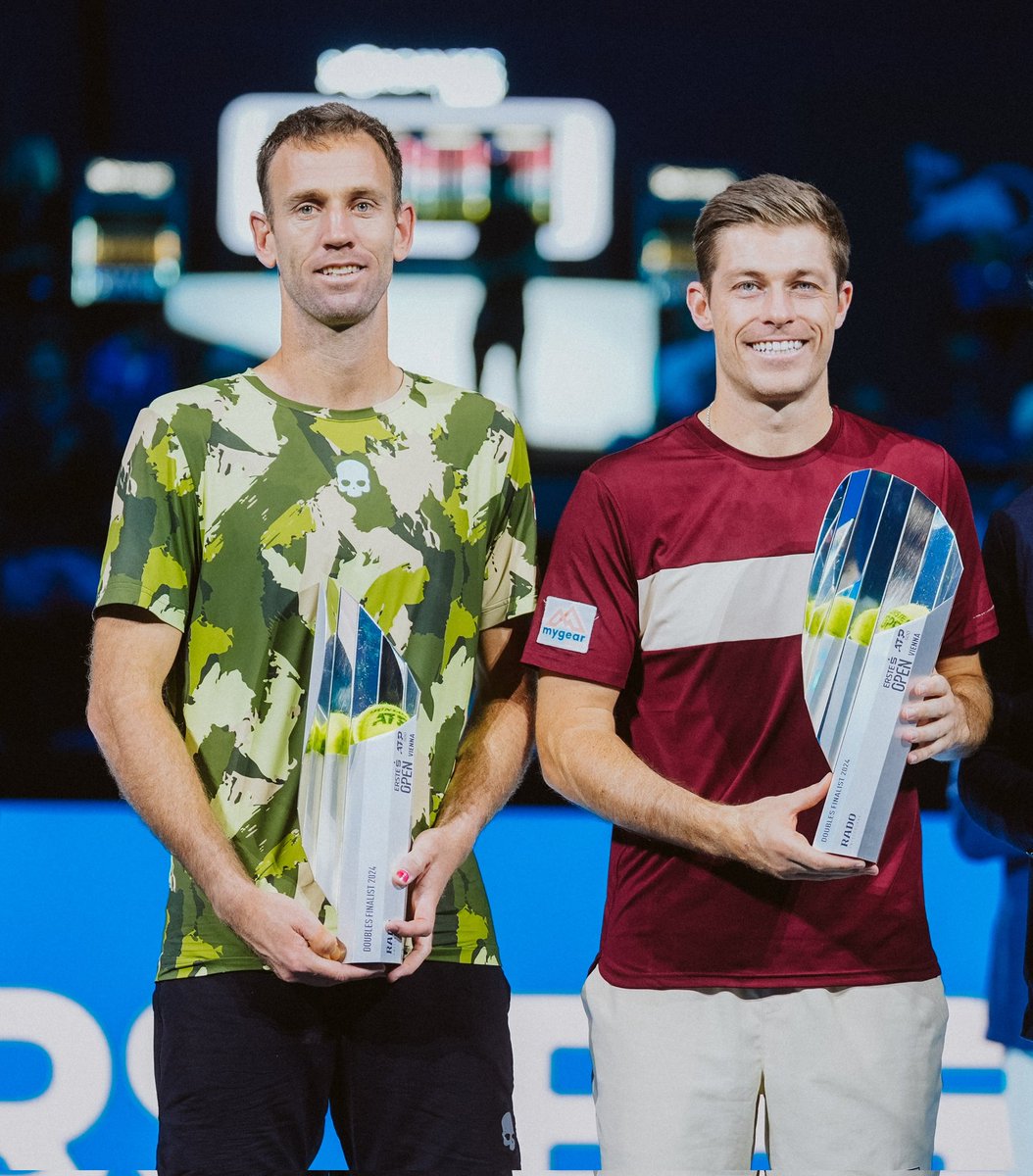 Erste Bank Open (@erstebankopen) on Twitter photo Cheers to the #ErsteBankOpen 2024 Doubles Finalists! ๐
<a href="/nealskupski/">Neal Skupski</a> ๐ฌ๐ง and Michael Venus ๐ณ๐ฟ gave it their all and showed some inspiring tennis this week! ๐ช Thank you for all the emotion, dedication and amazing performance! โจ Cheers to the #ErsteBankOpen 2024 Doubles Finalists! ๐
<a href="/nealskupski/">Neal Skupski</a> ๐ฌ๐ง and Michael Venus ๐ณ๐ฟ gave it their all and showed some inspiring tennis this week! ๐ช Thank you for all the emotion, dedication and amazing performance! โจ
