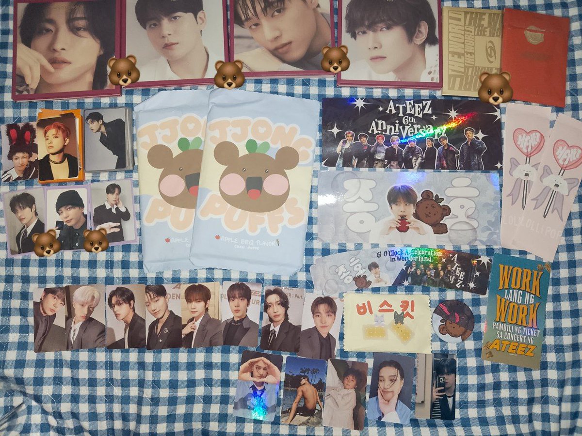 KeiShyShy_'s tweet photo. very late upload but yeah, the amount of PCs and iba pang mga goods na naiuwi namin ng nephew ko ay very omg HAHAHAHAHA Thank you sm po @AteezCrewPH for hosting another CSE! Ang saya saya po talaga no'ng Sabado! ๐ฉท
#6oclock #WonderlandatCappo https://t.co/sqzyg25Ela