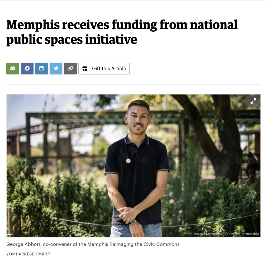 Civic Commons US (@civiccommonsus) on Twitter photo "There's a rigor to this work that isn't often found in public spaces."
@garthurabbott <a href="/HydeFoundation/">HYDE Foundation</a> on <a href="/CivicCommonsUS/">Civic Commons US</a> in <a href="/MBJMemphis/">Memphis Business Journal</a> article celebrating the next phase of civic commons work in #Memphis.
<a href="/TheJPBFdn/">The JPB Foundation</a> <a href="/knightfdn/">Knight Foundation</a> <a href="/kresgefdn/">Kresge Foundation</a> <a href="/WilliamPennFdn/">William Penn Foundation</a>
bizjournals.com/memphis/news/2… "There's a rigor to this work that isn't often found in public spaces."
@garthurabbott <a href="/HydeFoundation/">HYDE Foundation</a> on <a href="/CivicCommonsUS/">Civic Commons US</a> in <a href="/MBJMemphis/">Memphis Business Journal</a> article celebrating the next phase of civic commons work in #Memphis.
<a href="/TheJPBFdn/">The JPB Foundation</a> <a href="/knightfdn/">Knight Foundation</a> <a href="/kresgefdn/">Kresge Foundation</a> <a href="/WilliamPennFdn/">William Penn Foundation</a>
bizjournals.com/memphis/news/2…
