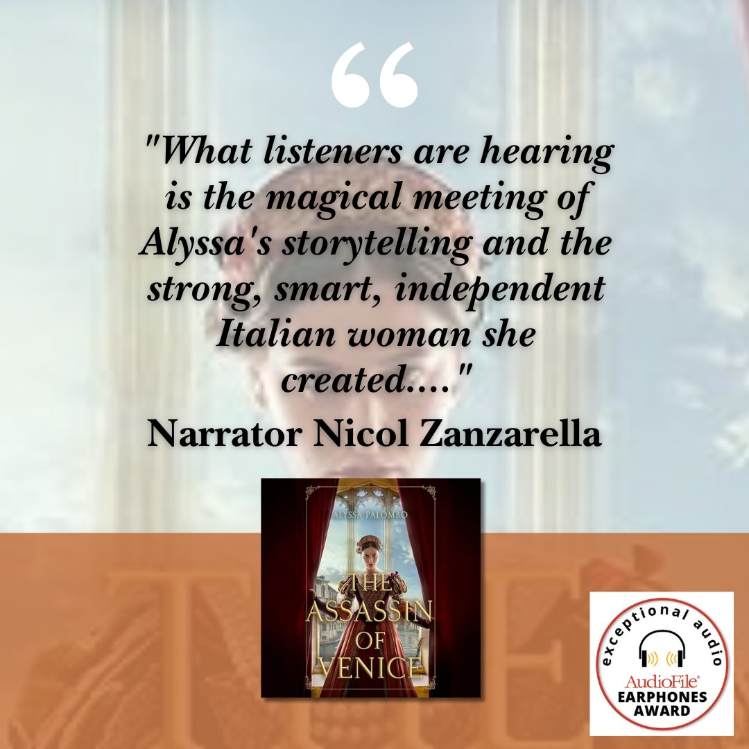 AudioFile Magazine (@audiofilemag) on Twitter photo 🏆We give an #EarphonesAward to truly exceptional titles that excel in narrative voice & style, characterizations, suitability to audio, & enhancement of the text. Highlighting @NicolZanzarella's performance of <a href="/AlyssInWnderlnd/">Alyssa Palombo</a>'s novel! <a href="/Dreamscapeaudio/">Dreamscape Media</a> bit.ly/3LiNHvV 🏆We give an #EarphonesAward to truly exceptional titles that excel in narrative voice & style, characterizations, suitability to audio, & enhancement of the text. Highlighting @NicolZanzarella's performance of <a href="/AlyssInWnderlnd/">Alyssa Palombo</a>'s novel! <a href="/Dreamscapeaudio/">Dreamscape Media</a> bit.ly/3LiNHvV
