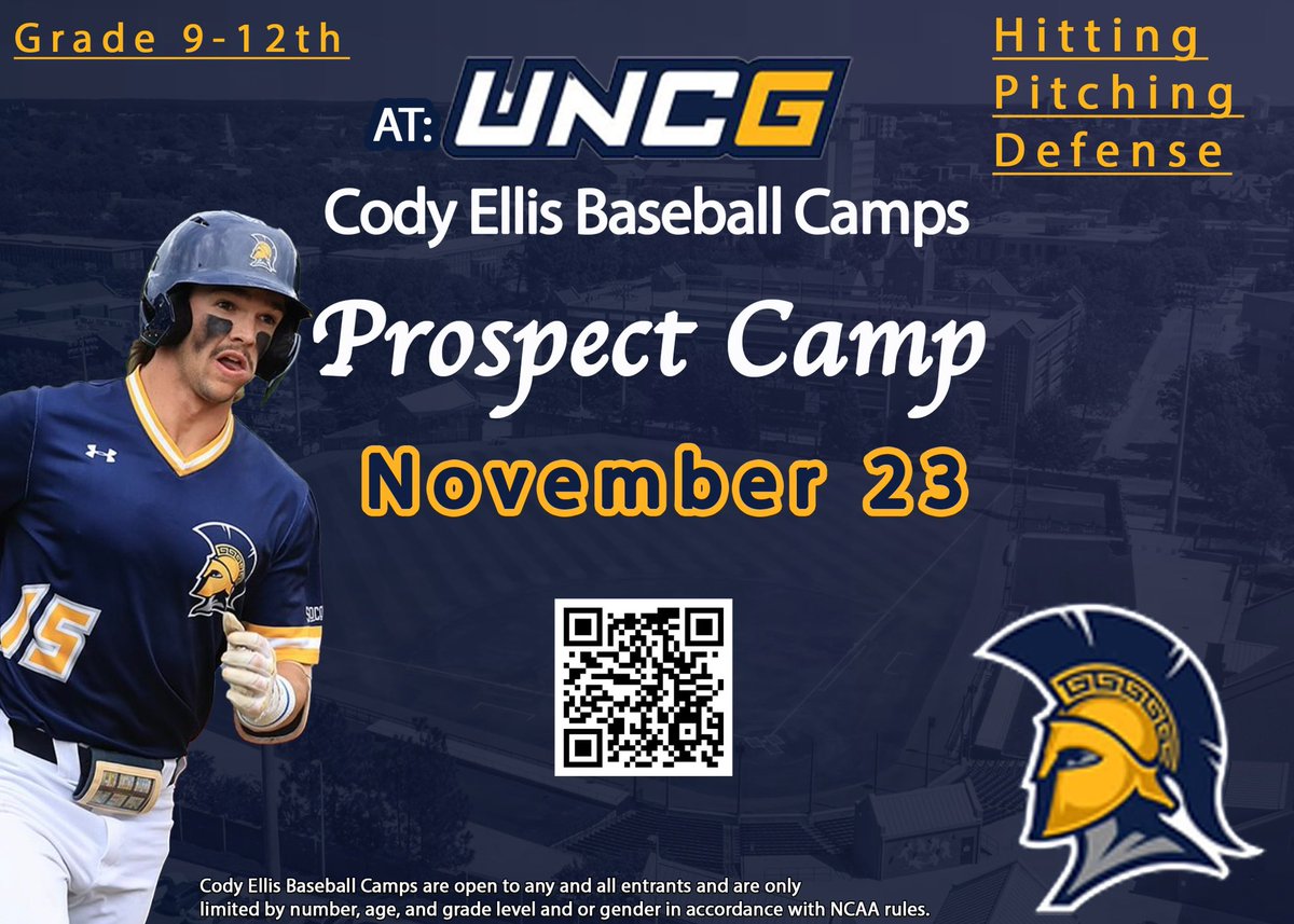 Last Camp of the Fall is 1 Month Away ‼️

Let our championship staff get one last look at you before the off-season comes. 

Register ➡️ codyellisbaseballcamps.com