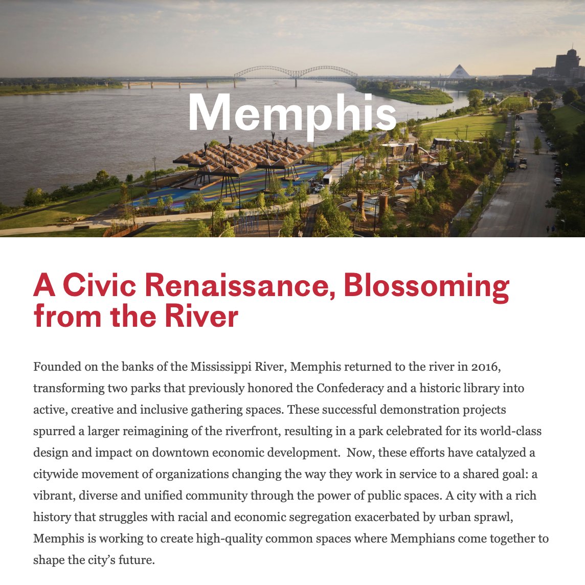 Civic Commons US (@civiccommonsus) on Twitter photo A Civic Renaissance, Blossoming from the River
<a href="/MBJMemphis/">Memphis Business Journal</a> <a href="/HydeFoundation/">HYDE Foundation</a> <a href="/MemRiverParks/">Memphis River Parks Partnership</a> <a href="/DowntownMemphis/">Downtown Memphis</a> <a href="/CityOfMemphis/">City of Memphis</a> <a href="/MEM_Parks/">Memphis Parks</a> <a href="/MEM_Library/">Memphis Libraries</a> <a href="/InnovateMemphis/">Innovate Memphis</a> <a href="/HeightsCDC/">Heights CDC</a> <a href="/overtonpark/">overtonpark</a> <a href="/BLDGmemphis/">BLDG Memphis</a> <a href="/TheJPBFdn/">The JPB Foundation</a> <a href="/knightfdn/">Knight Foundation</a> <a href="/kresgefdn/">Kresge Foundation</a> <a href="/WilliamPennFdn/">William Penn Foundation</a> civiccommons.us/memphis/ A Civic Renaissance, Blossoming from the River
<a href="/MBJMemphis/">Memphis Business Journal</a> <a href="/HydeFoundation/">HYDE Foundation</a> <a href="/MemRiverParks/">Memphis River Parks Partnership</a> <a href="/DowntownMemphis/">Downtown Memphis</a> <a href="/CityOfMemphis/">City of Memphis</a> <a href="/MEM_Parks/">Memphis Parks</a> <a href="/MEM_Library/">Memphis Libraries</a> <a href="/InnovateMemphis/">Innovate Memphis</a> <a href="/HeightsCDC/">Heights CDC</a> <a href="/overtonpark/">overtonpark</a> <a href="/BLDGmemphis/">BLDG Memphis</a> <a href="/TheJPBFdn/">The JPB Foundation</a> <a href="/knightfdn/">Knight Foundation</a> <a href="/kresgefdn/">Kresge Foundation</a> <a href="/WilliamPennFdn/">William Penn Foundation</a> civiccommons.us/memphis/