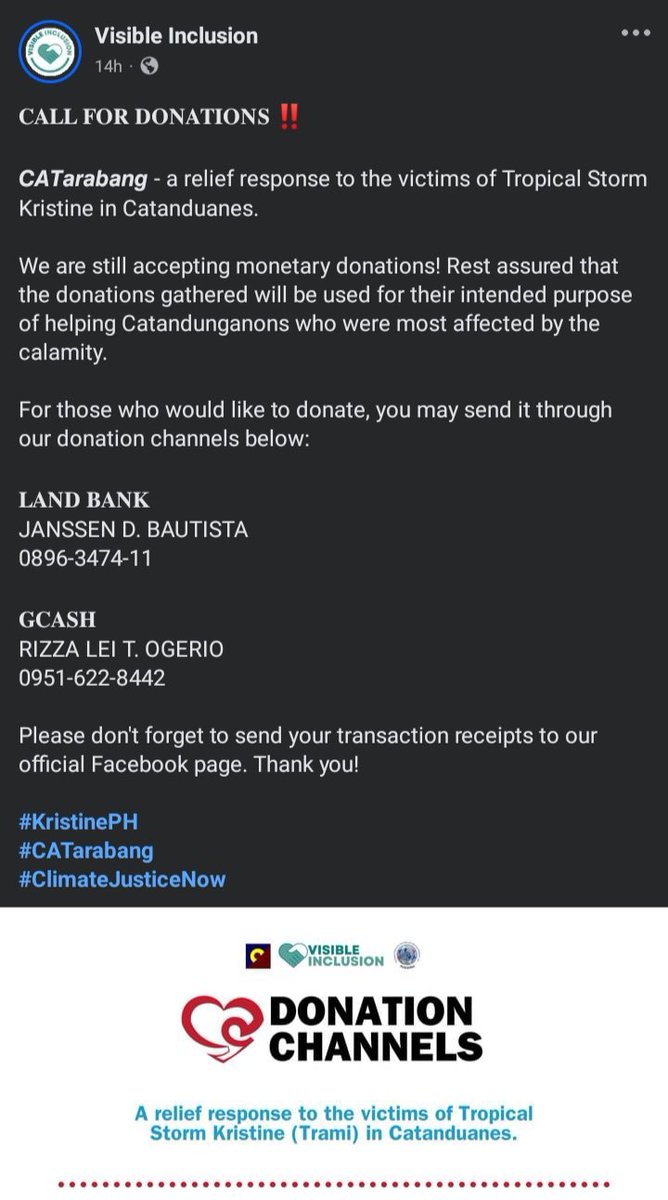 preciousmone29's tweet image. help these bicolanos out if you can 🩶

#KristinePH 
#BangonOragon
#BicolNeedsHelp