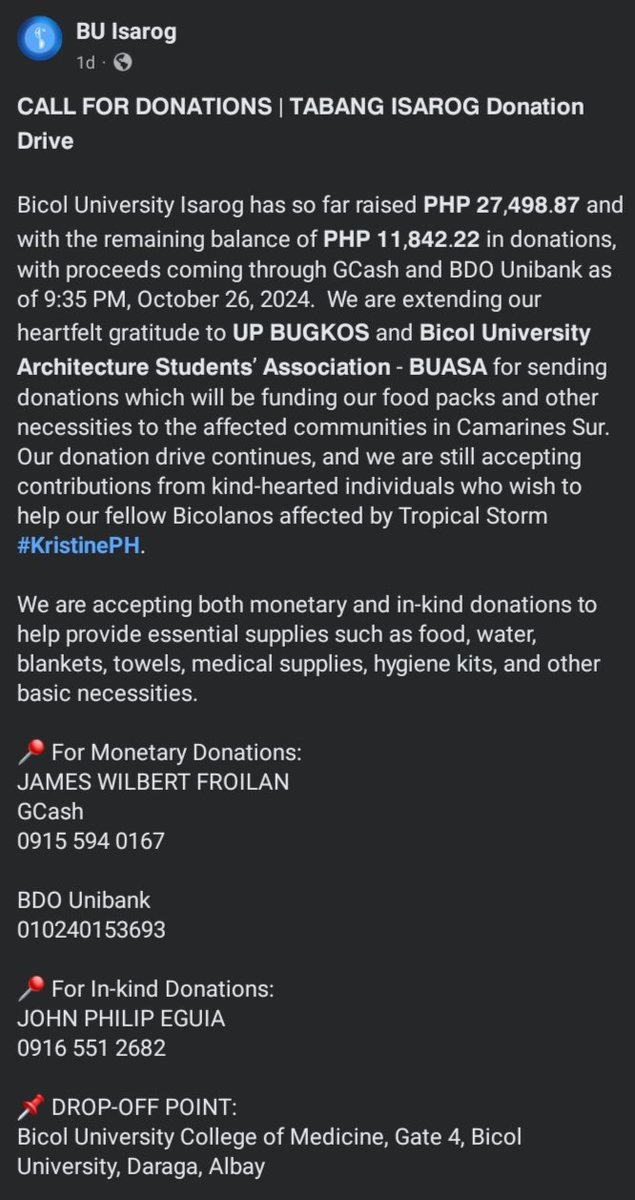 preciousmone29's tweet image. help these bicolanos out if you can 🩶

#KristinePH 
#BangonOragon
#BicolNeedsHelp