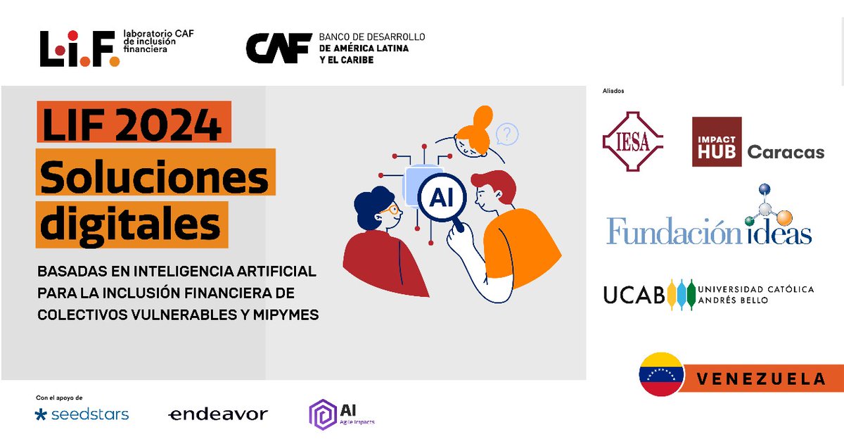 ¡Postulaciones hasta hoy! 
📈 Las 20 propuestas finalistas del #LIF2024 recibirán apoyo en la medición de impacto. ¡Aprovecha esta oportunidad para llevar tu proyecto a un nuevo nivel! 🏆✨ caf.com/lif2024