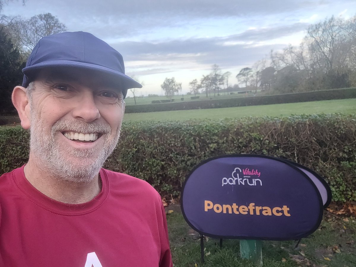 GraceAndDanger's tweet photo. #parkrun No 240 was at the racecourse @ponteparkrun.  A large turn out for this unusual trot round the racecourse. 1 lap on reasonable track and twice round the little lake. I actually loved it. @parkrunUK @UKRunChat #mentalhealth #over60running https://t.co/EnRc7gJzBm