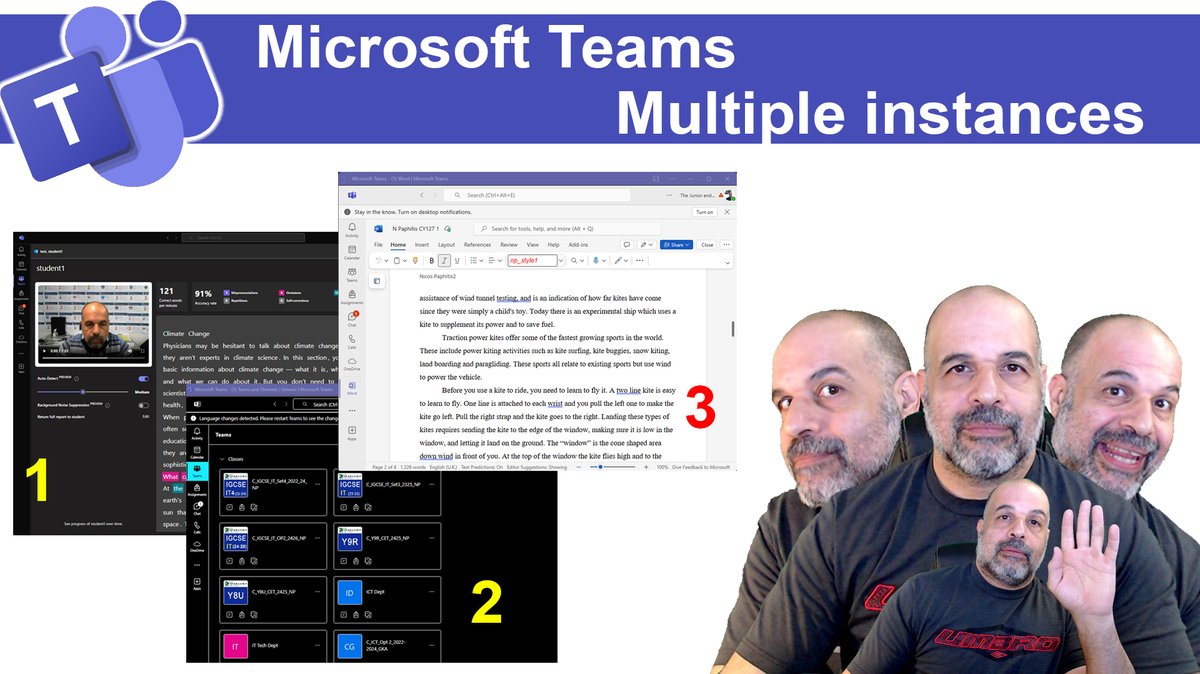 Do you use #MicrosoftTeams ?
then this is for you. MULTIPLE INSTANCES of Teams, SAME ACCOUNT. 
youtu.be/pGrRrHpE1O8
#MieExpet #MicrosoftEdu