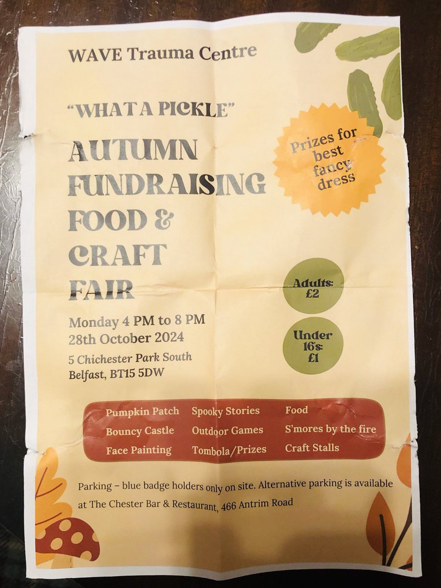 bfastmenshealth's tweet image. Check out this #Halloween #Fundraising food &amp;amp; craft fair tomorrow organised by our friends @WAVETrauma @NBelfasthour ⛰️perfect with the kids off &amp;amp; showcase local artisans 🤲 @MisterVivian @pcarlin70 @theduncairn #CommunityFirst @LibrariesNI @PipsCharity @AWARENI @Waterworkspark1