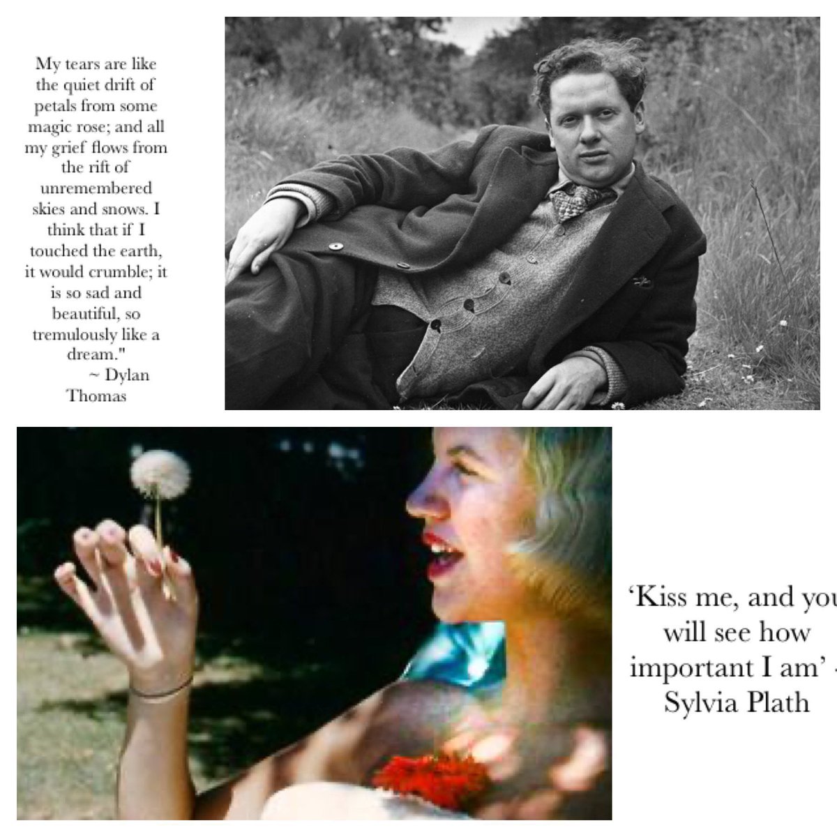 Born on this day in 1914 and 1932 #DylanThomas and #SylviaPlath The course of twentieth-century literary history would be shaped by these two births…