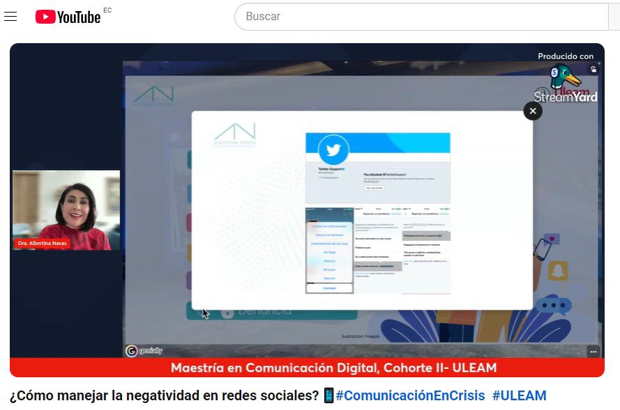 Desconecta65340's tweet photo. @albertinanavas : “Si un 20% de la comunidad responde negativamente, hay que preocuparse, porque quiere decir que se está posicionando lo negativo, a diferencia de si sólo fuese un 2%. Cuando la negatividad excede el 50% es un signo de alarma”. 

#GestiónDeCrisisEnRedes https://t.co/peaHk5AoRS