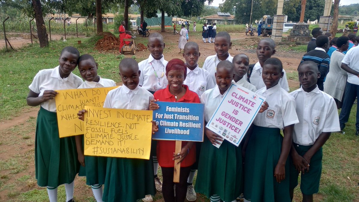 Nab20Margret's tweet photo. Urgent climate finance is essential to ensure gender- and age-responsive solutions mitigate adverse effects on vulnerable populations, including girls and young women.#COP29 #Memprow #SheLeadsUganda #ClimateCrisis #PlanInternationalNetherlands #TerreDesHommesNetherlands #FEMNET https://t.co/PmcggA5YAK