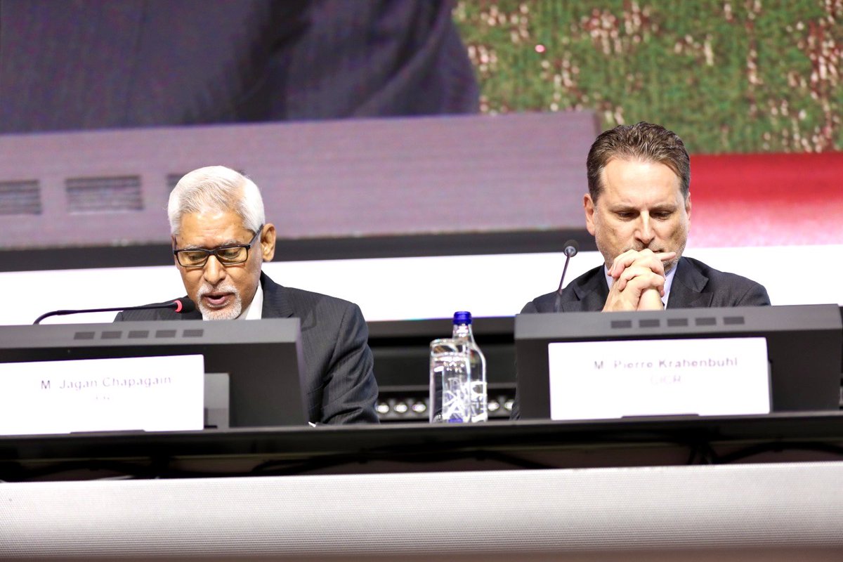 jagan_chapagain's tweet photo. Today, alongside @PKraehenbuehl, I had the honor of presenting the joint resolution, “Call for Respect and Support for Principled Humanitarian Action,” which has now been officially adopted by the Council of Delegates. 

This resolution, jointly developed by the @IFRC and @ICRC with valuable contributions from National Societies, represents our collective commitment to uphold principled humanitarian action worldwide.

Prompted by serious concerns over the growing challenges humanitarian actors face in delivering crucial assistance and protection, this resolution addresses the urgent need to protect our ability to reach those in greatest need. #RCRC24