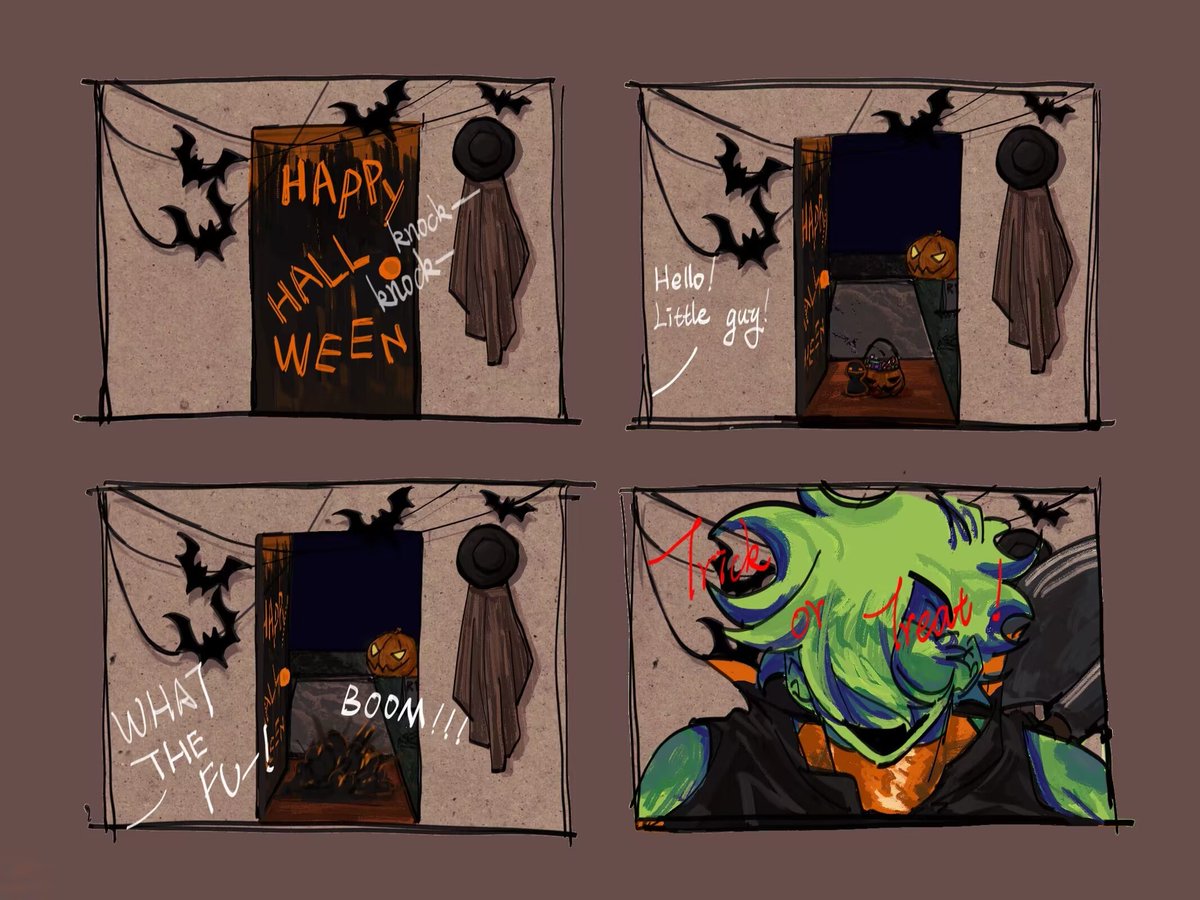 righrisy's tweet photo. few more days left but let's gooo
 #dreamfanart #Halloween 
sry old fanarts actually/2023 https://t.co/v5Jdmk9qnK
