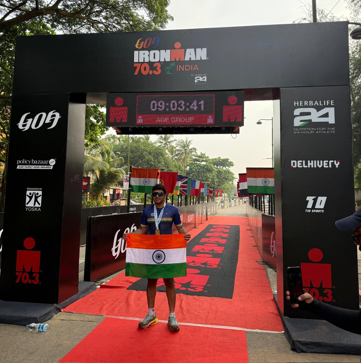 khadseraksha's tweet photo. Congratulations to Shri @Tejasvi_Surya ji for conquering the Ironman 70.3 Goa!

This incredible feat of endurance &amp; strength is a testament to your relentless pursuit of excellence. Your journey inspires countless young Indians to strive for a healthier lifestyle. 1/3

#FitIndia https://t.co/9woGP3ujN5