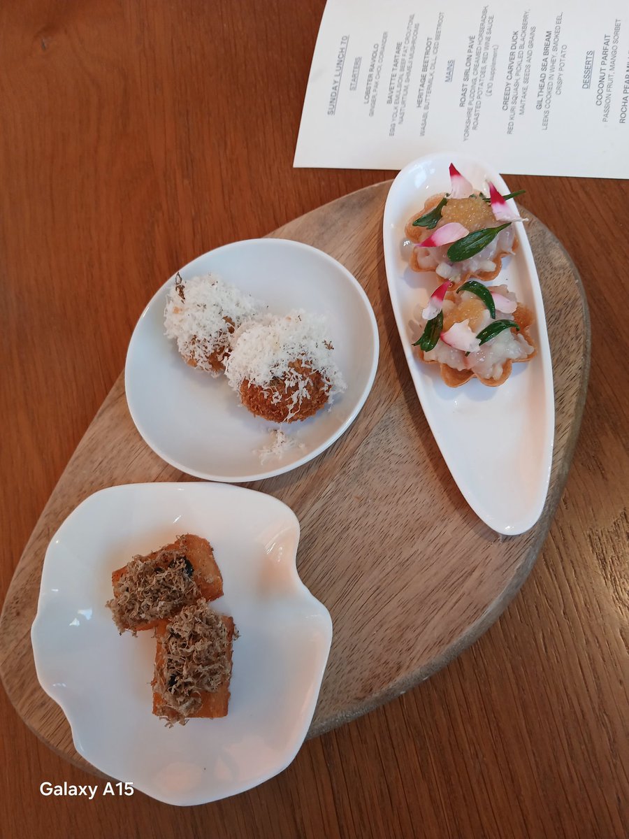 PaulFulford's tweet photo. Simpsons has been an integral and major force in Birmingham's food scene over so many years and it's easy to understand why. Today's lunch was exquisite. Snacks, wagyu bavette tartare, duck then tiramisu soufflé were sensational.  Thanks to a brilliant team. https://t.co/pE5eZjafE1
