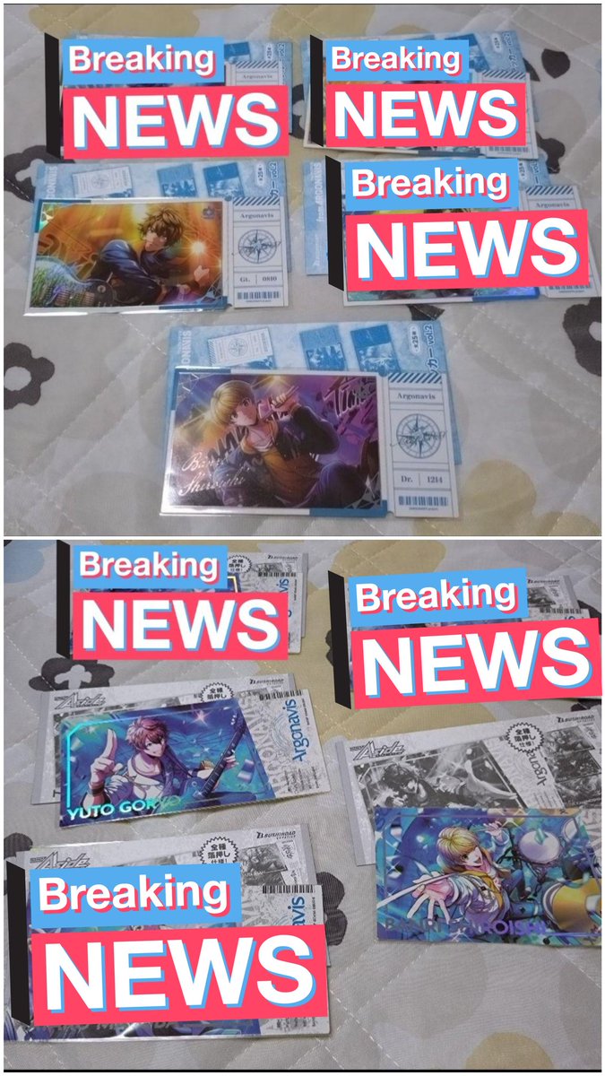 Haloo jajanavis! Aku open spl1t tiket argo, harganya 36rb/chara (1 chara dpt 2 tiket), belum termasuk ongkir dari Bekasi (manual only). Avail Yuuto sama Banri. Yg mau take atau tanya2 dulu bisa dm @/tuttururururun 👍