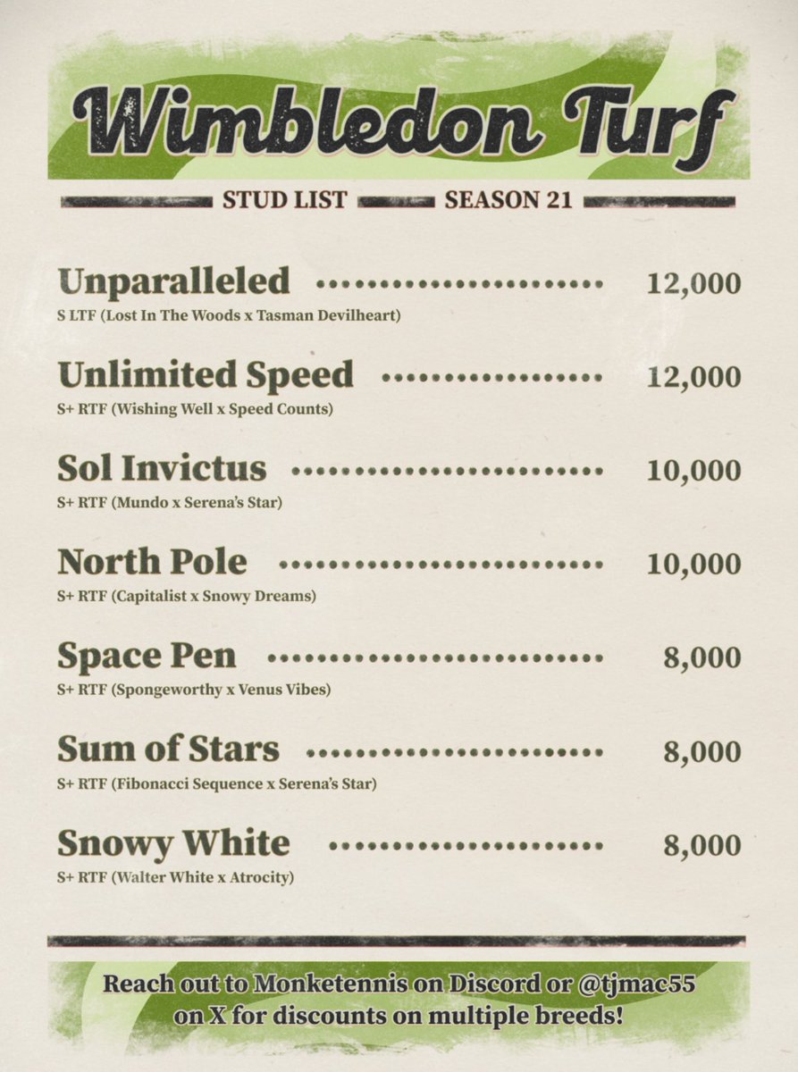 MonkeTennis (Wimbledon Turf Stables) tweet media