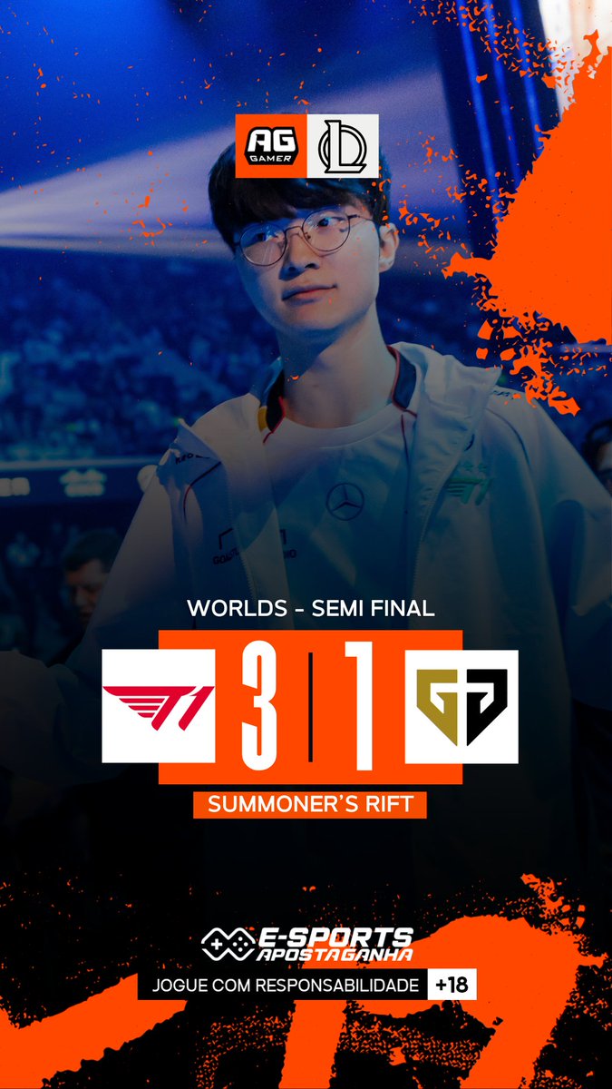 O que aconteceu nesse mundial?
Gen.G estava 17-3 contra a T1 e perderam só hoje 3 jogos de forma unilateral para a T1 de Faker!