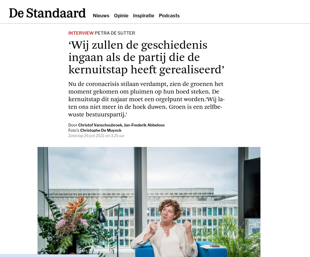 mboudry's tweet photo. 30 jaar lang onze schoonste energiebron kapotmaken, 30 jaar lang iedereen wijsmaken dat kernenergie behalve vervuilend &amp; onveilig ook "overbodig" is. Om dan plots te beseffen dat je massaal stroom tekortkomt en je uitstoot omhoog schiet. Dát is waarom @Groen pandoering krijgt. /2 https://t.co/FEOdDBWdjc