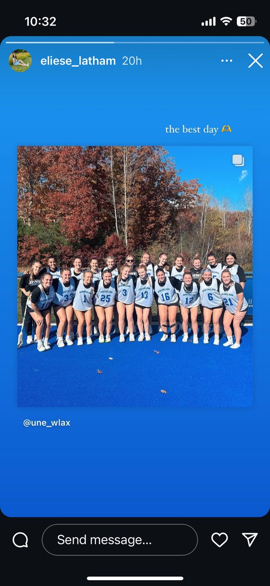 My daughter just walked on to her college’s lacrosse team!  Congratulations to #30!!