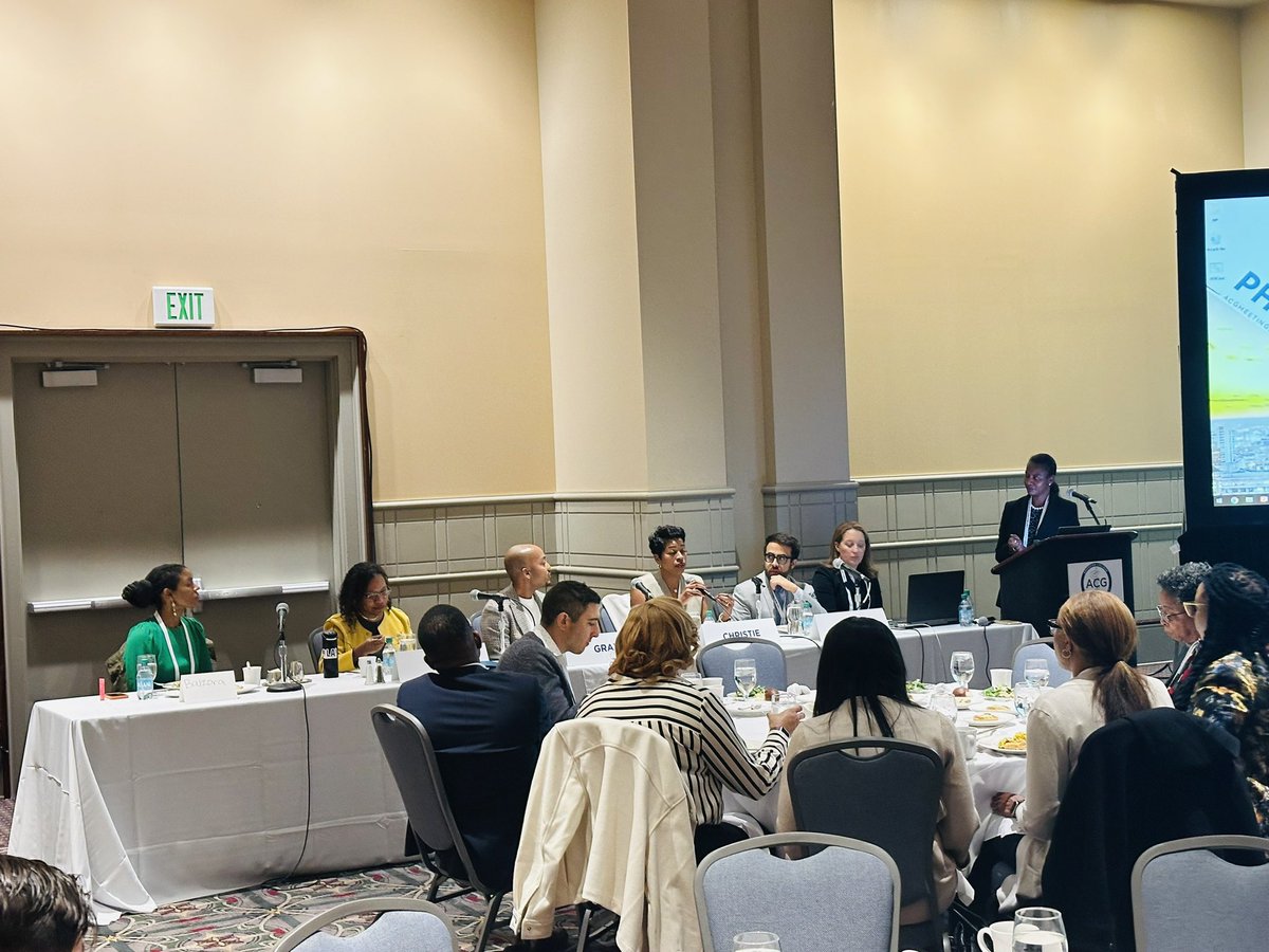 Mohammad Bilal, MD (@bilalmohammadmd) on Twitter photo Standing room only in the #DEI Luncheon at #ACG2024 !
Candid, honest and genuine conversations from an ⭐️⭐️ incredible panel
<a href="/SophieBalzoraMD/">Sophie Balzora, MD, FACG</a> @RotonyaC <a href="/DMGrayMD/">Darrell Gray, II, MD, MPH, FACG</a> <a href="/JChristieMD/">Dr Jennifer Christie</a> <a href="/Chris_Velez_MD/">Christopher_Velez_GI</a> & more 🔥🔥🔥 Standing room only in the #DEI Luncheon at #ACG2024 !
Candid, honest and genuine conversations from an ⭐️⭐️ incredible panel
<a href="/SophieBalzoraMD/">Sophie Balzora, MD, FACG</a> @RotonyaC <a href="/DMGrayMD/">Darrell Gray, II, MD, MPH, FACG</a> <a href="/JChristieMD/">Dr Jennifer Christie</a> <a href="/Chris_Velez_MD/">Christopher_Velez_GI</a> & more 🔥🔥🔥
